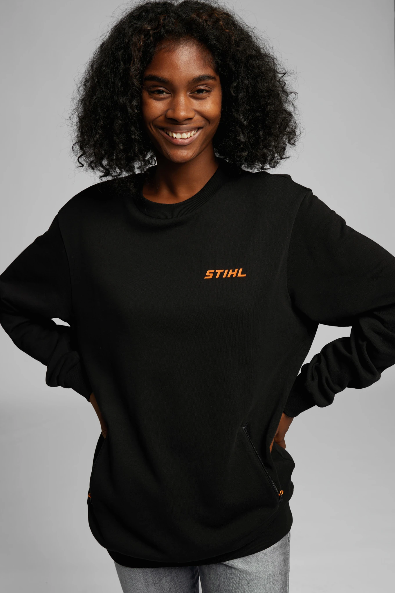STIHL Logo Sweatshirt - Black 2 STIHL Logo Sweatshirt - Black - Image 2